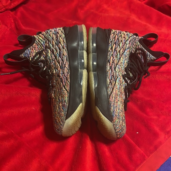 Nike Lebron James XV 15 Four Horseman Shoes Fruity Pebbles 922811-901 Size 6.5y - Picture 2 of 8